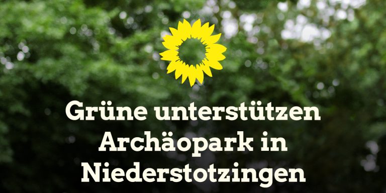 Grüne unterstützen Archäopark in Niederstotzingen
