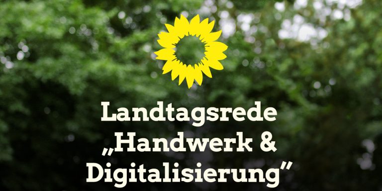 Landtagsrede „Handwerk & Digitalisierung“